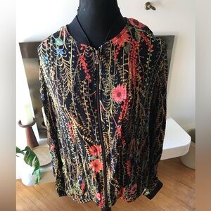 Poools Jacket - Floral Multi-colour, made in Greece, Size 12